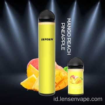 Lensen 600puffs Sistem Pod Pod sekali pakai yang dapat diganti
